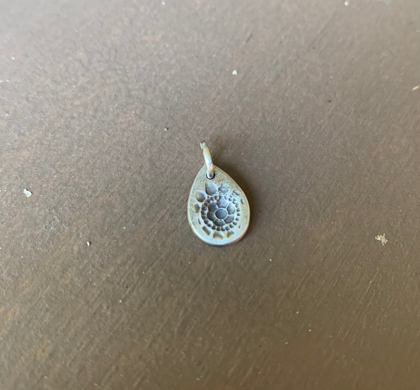 Charleston. Old South Collection Pendant - Oxidized fine Silver. Handmade