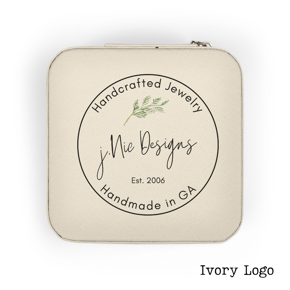 Custom Monogrammed Jewelry Travel Case