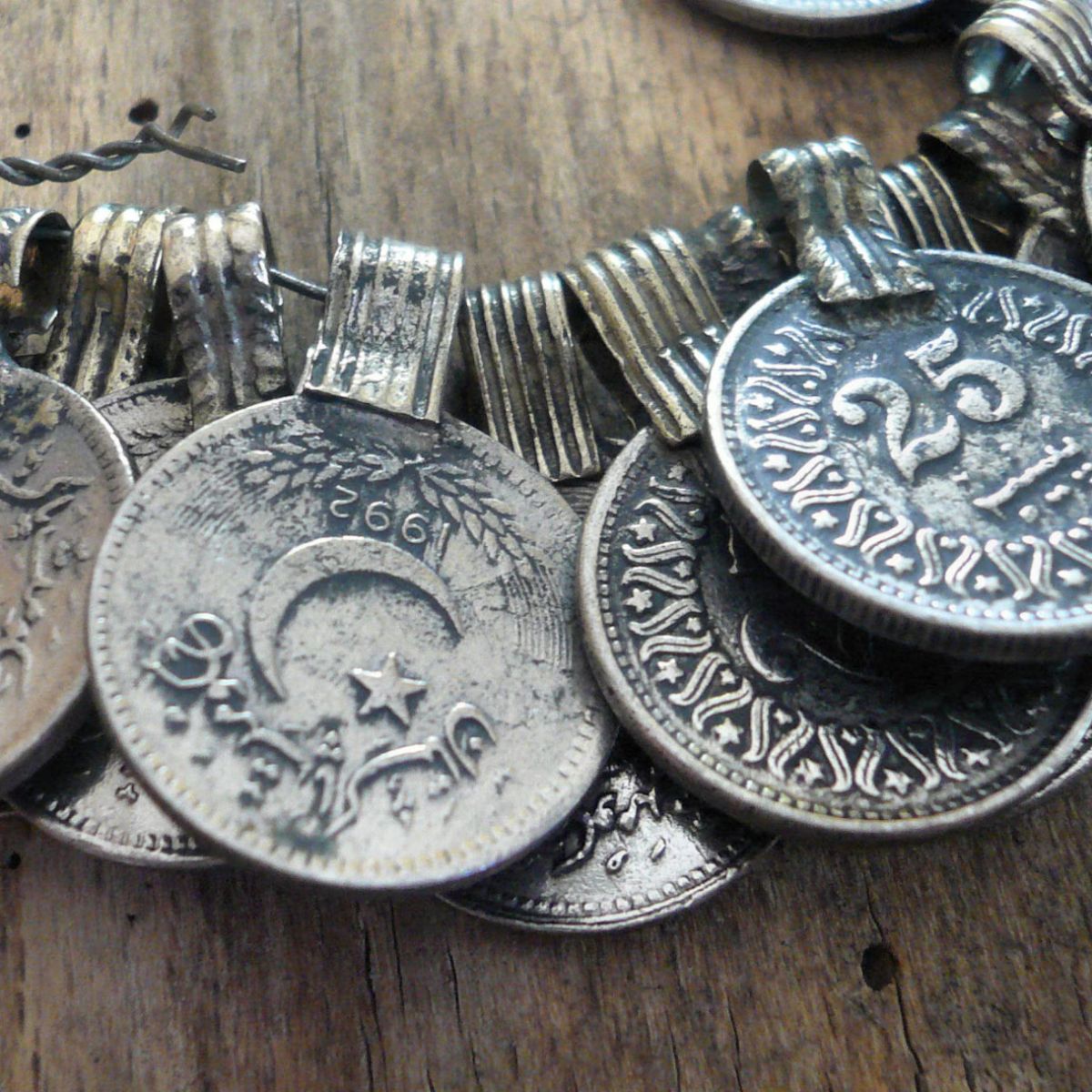 STUDIO CLEAN OUT DEAL - Middle Eastern Coin Pendants (30 pieces)