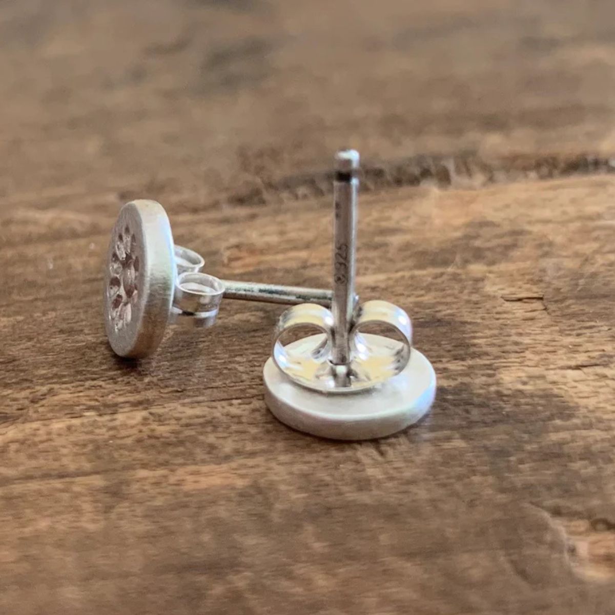 Sterling Silver Ear Nuts Backs -One Pair Earwire Backs for Post earrings