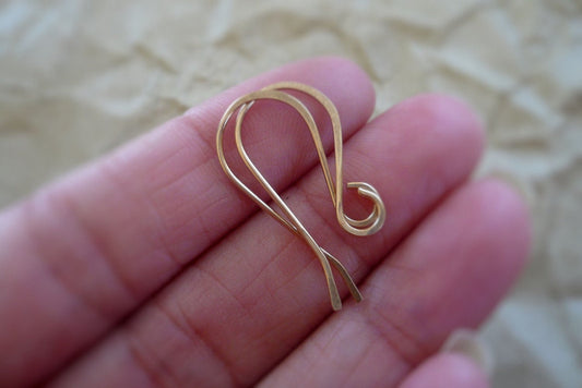 Sample Pack 14kt Rose Goldfill Earwires - Handmade. Handforged. Made to Order