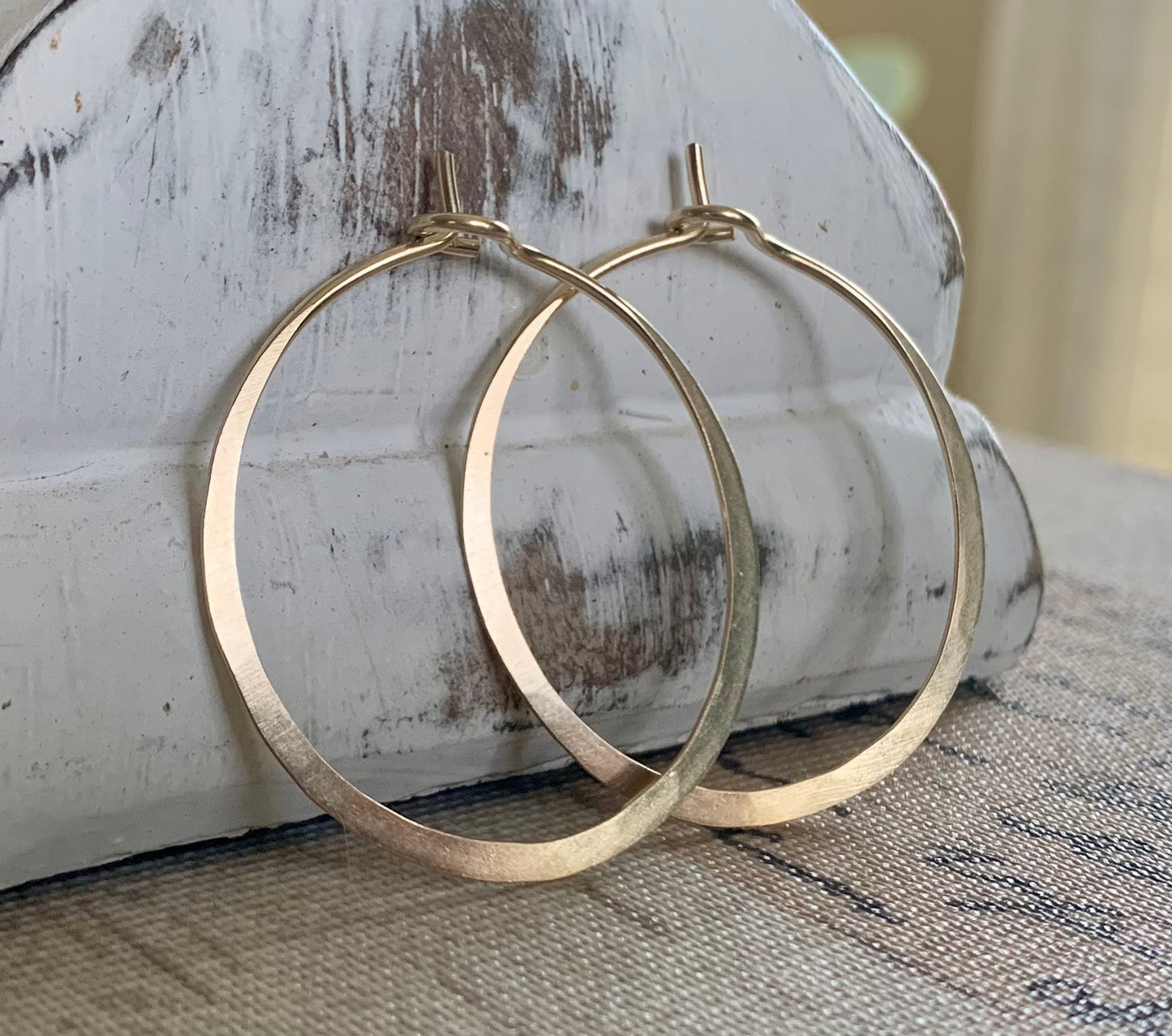 Gold Every Day Hoops - Handmade in 14kt Goldfill. Choice of sizes