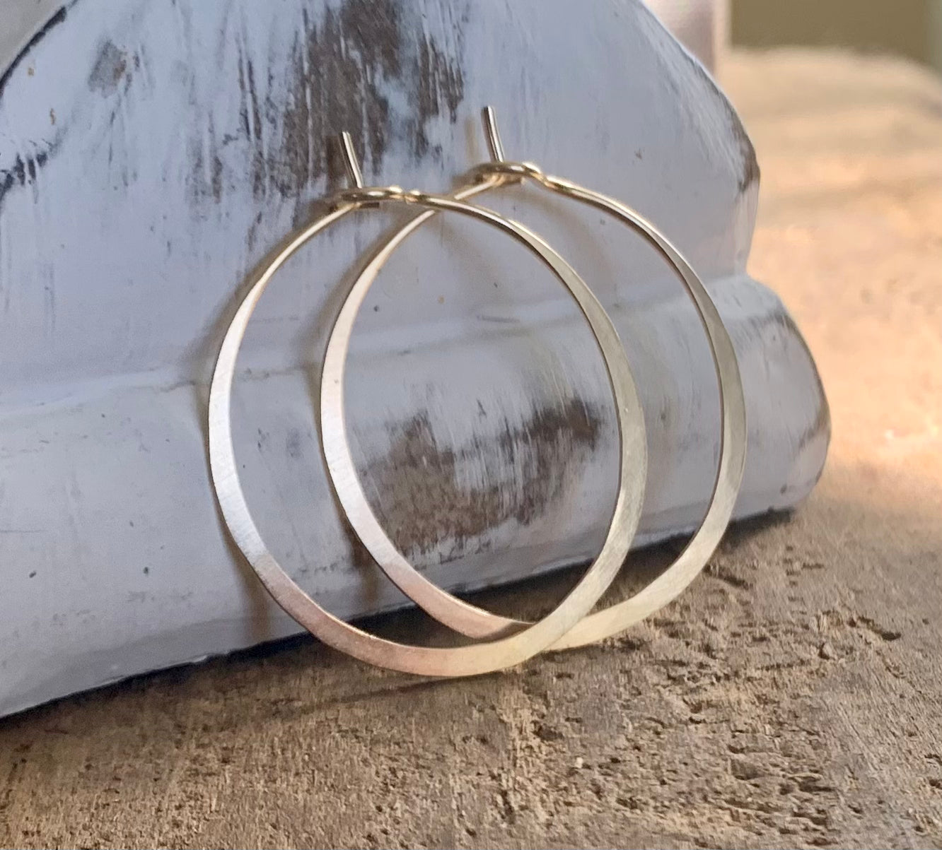 Gold Every Day Hoops - Handmade in 14kt Goldfill. Choice of sizes