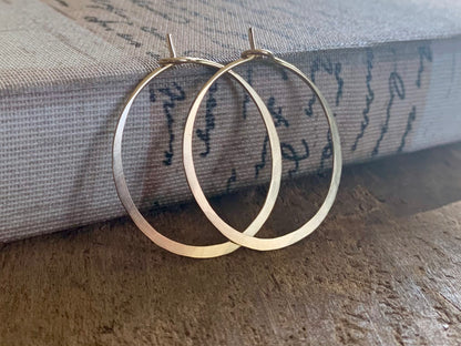 Gold Every Day Hoops - Handmade in 14kt Goldfill. Choice of sizes