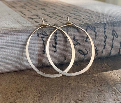 Gold Every Day Hoops - Handmade in 14kt Goldfill. Choice of sizes