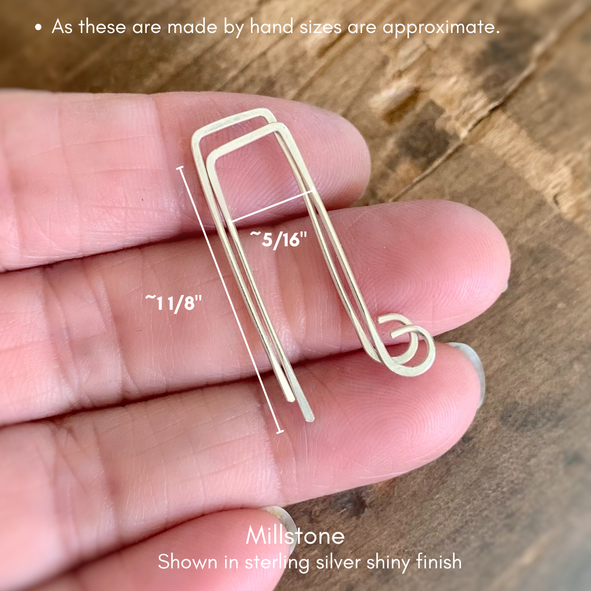 8 PAIR Variety Pack Sterling Silver Earwires - Handmade. Handforged. Heavily Oxidized Finish