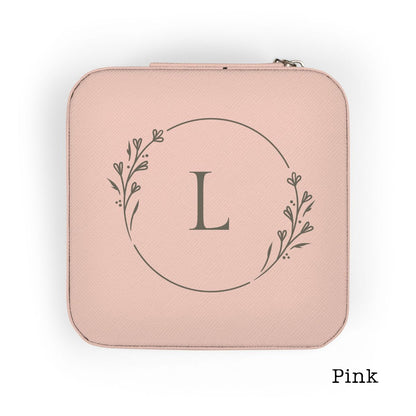Custom Monogrammed Jewelry Travel Case
