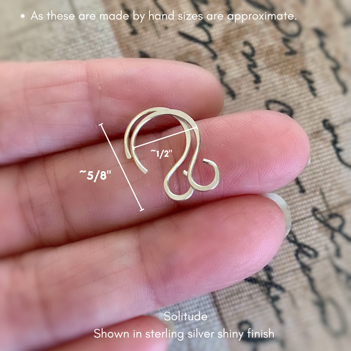 8 PAIR Variety Pack Sterling Silver Earwires - Handmade. Handforged. Heavily Oxidized Finish