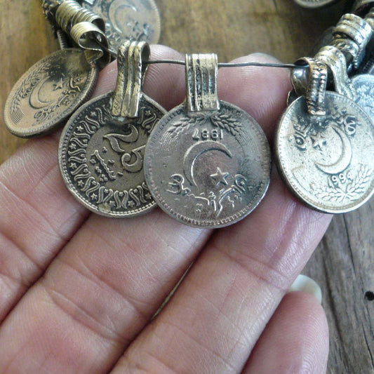 STUDIO CLEAN OUT DEAL - Middle Eastern Coin Pendants (30 pieces)