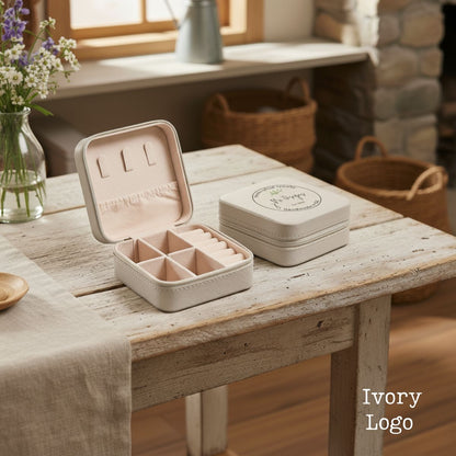 Custom Monogrammed Jewelry Travel Case