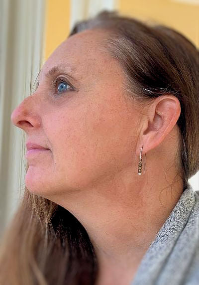 Cobblestone - Handmade. Brass. Sterling Silver Dangle Earrings. Choice of 3 sizes and 3 finishes.