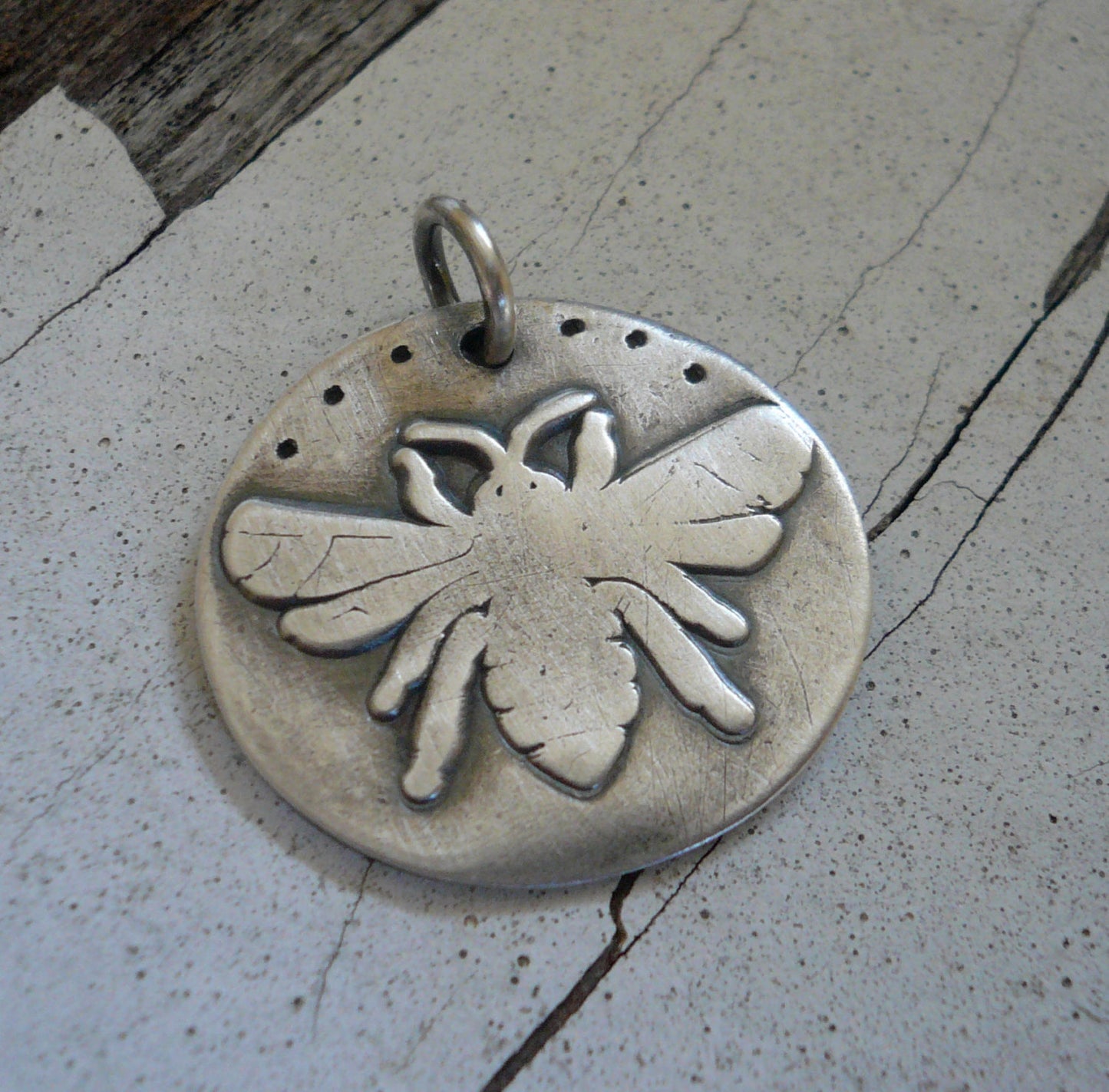 The Queen Pendant - Handmade. Oxidized fine and sterling silver.  Design Your Own Series