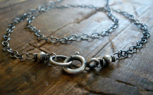 Necklace Design Your Own Series -  Sterling Silver Cable Chain