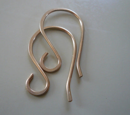 Twinkle 14kt Goldfill Earwires - Handmade. Handforged