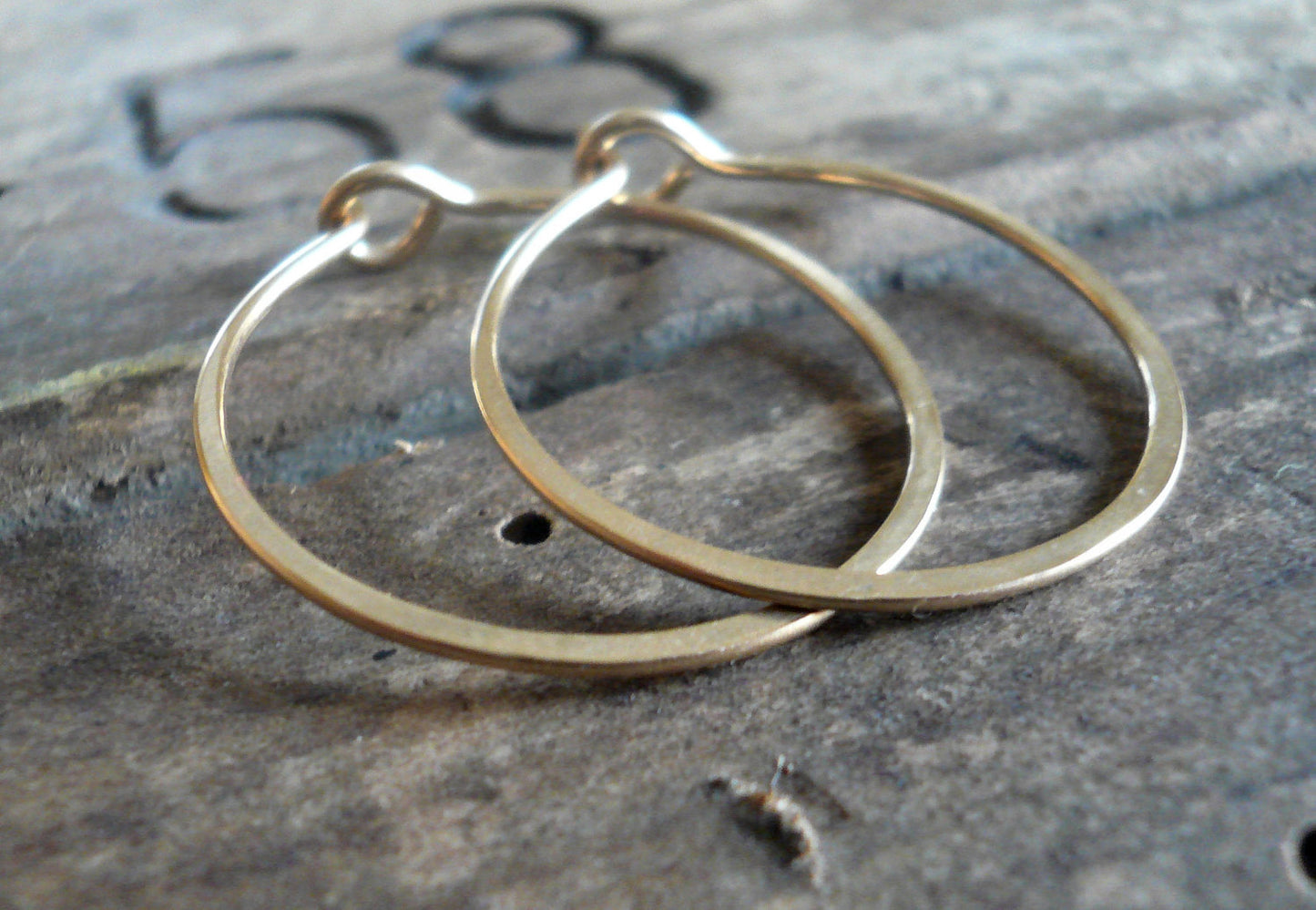 Gold Every Day Hoops - Handmade in 14kt Goldfill. Choice of sizes