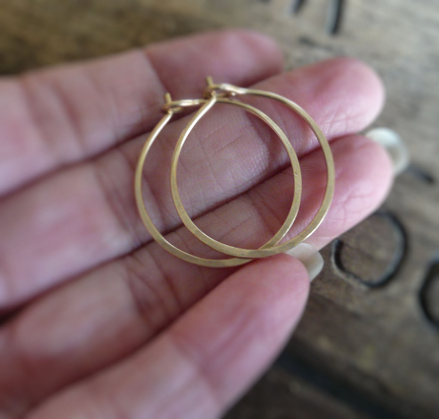 Gold Every Day Hoops - Handmade in 14kt Goldfill. Choice of sizes