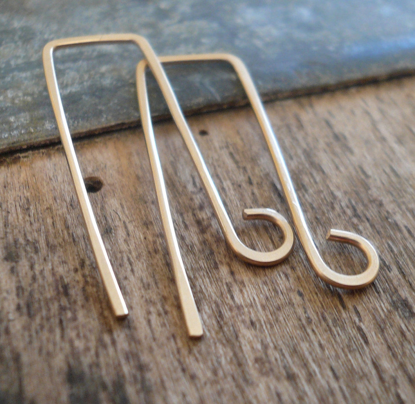 12 pairs of my Millstone 14kt Goldfill Earwires - Handmade. Handforged