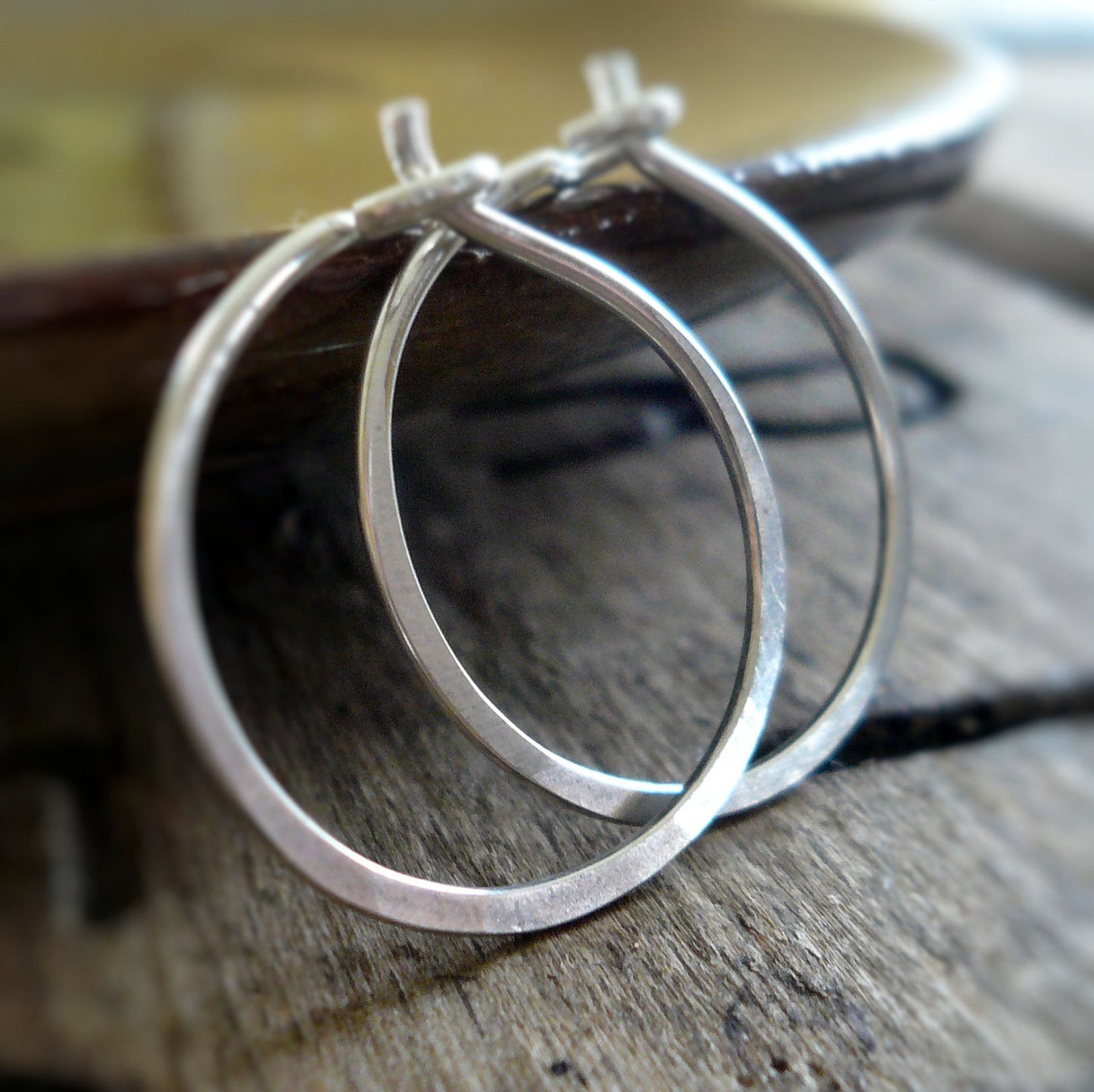 Lil' Every Day Hoops - Handmade. Sterling Silver
