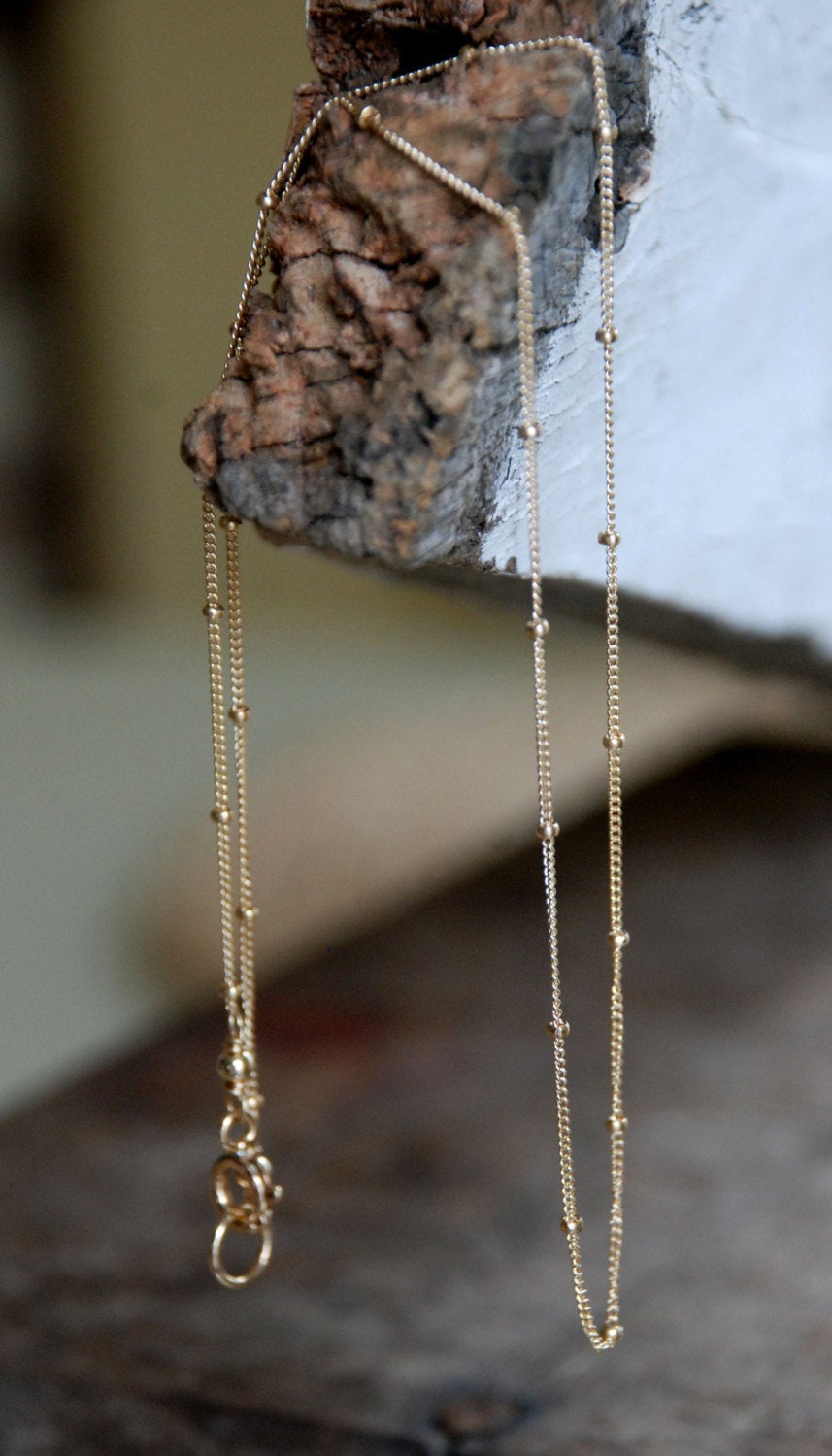 Necklace Design Your Own Series -  14kt Goldfill Satellite Chain