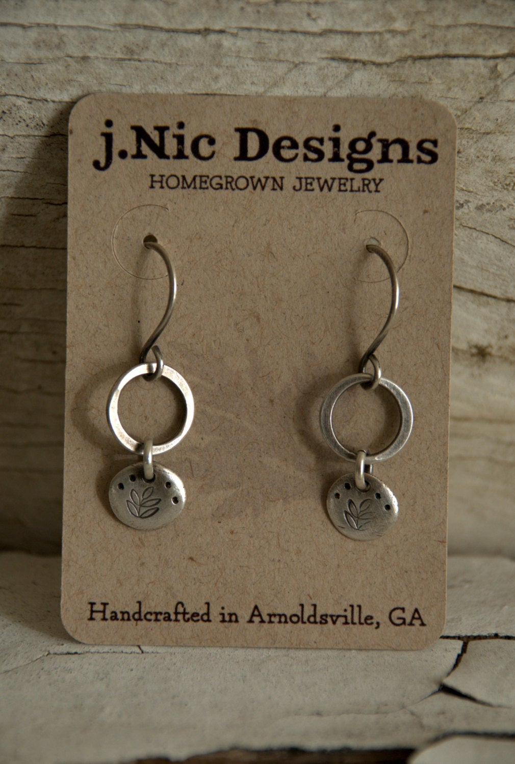 Bramble - Oxidized Fine & Sterling Silver Earrings. Handmade