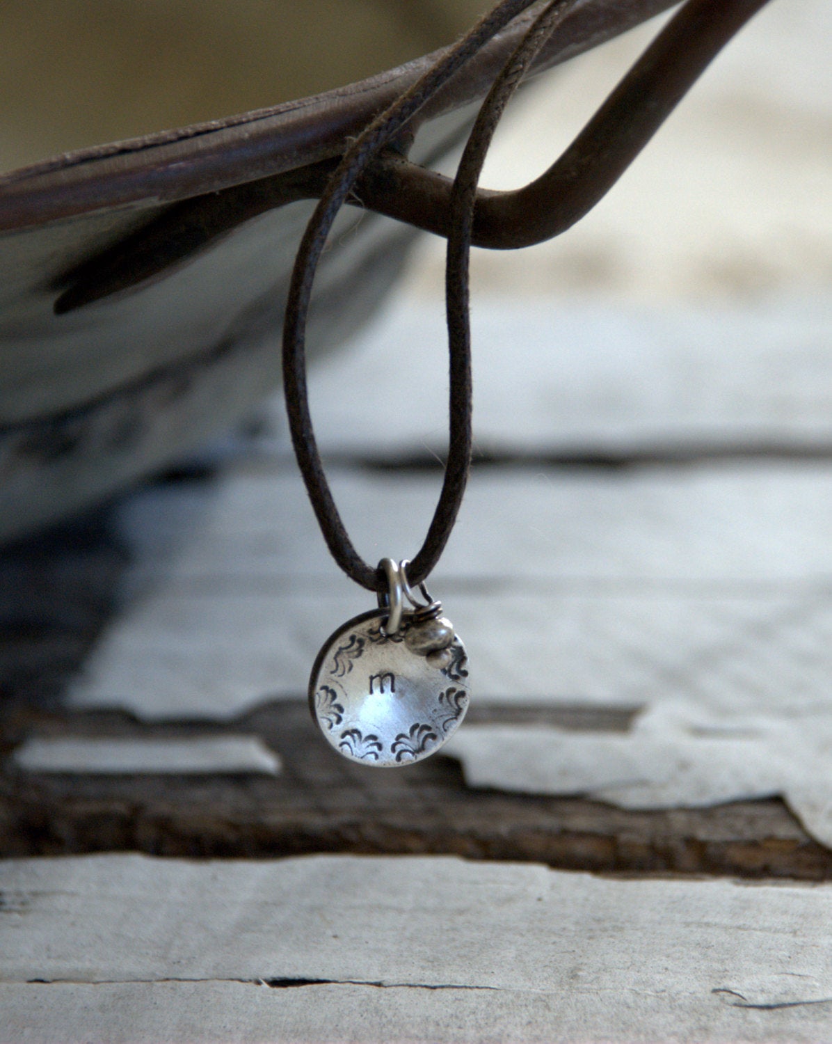 Opelika - Oxidized Fine Silver Earrings. Handmade