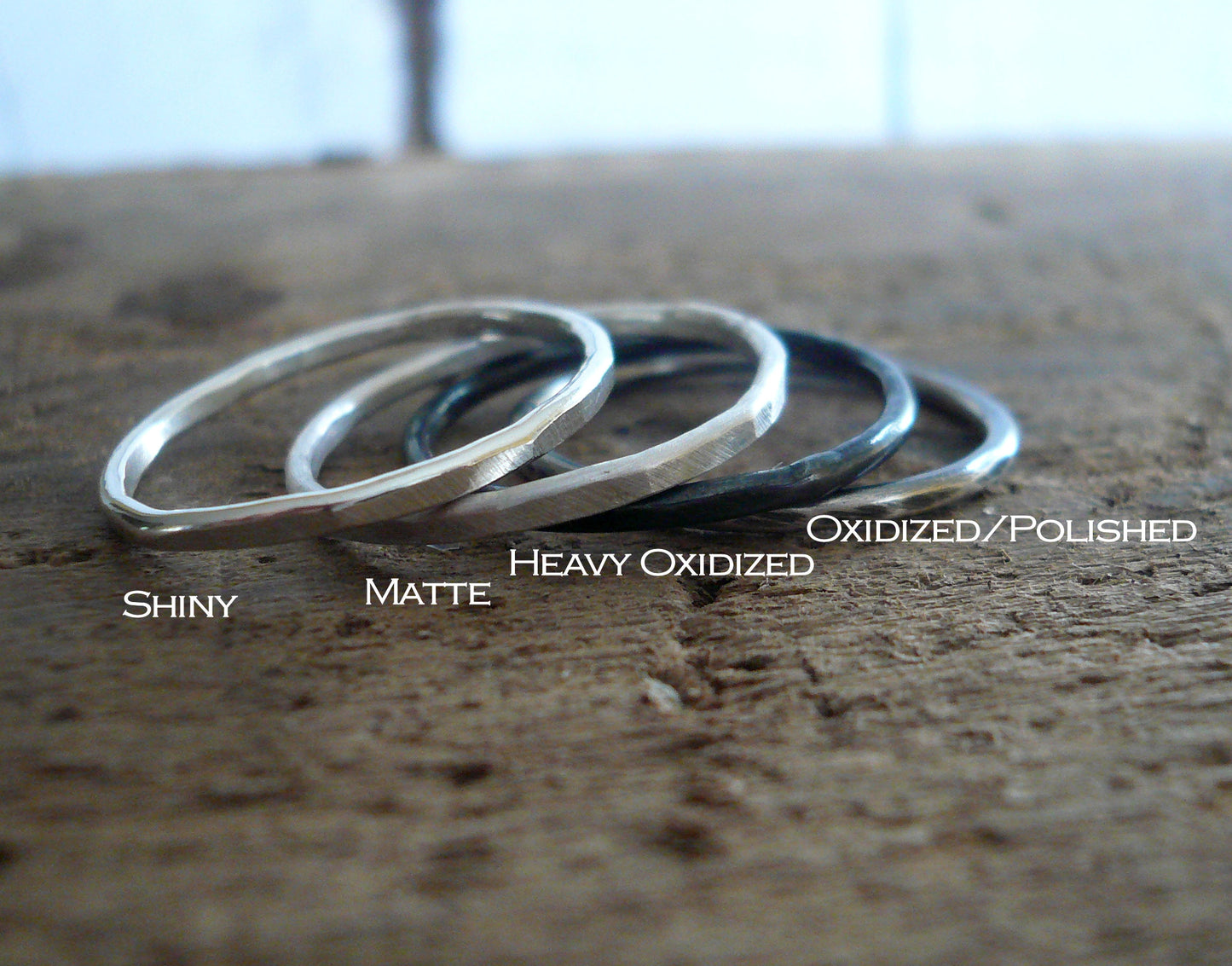 Every Day Ring - Sterling Silver Stacking Ring. Handmade. Hand forged.